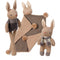 Baby Comforter, Rattle & Doll Bundle In Taupe